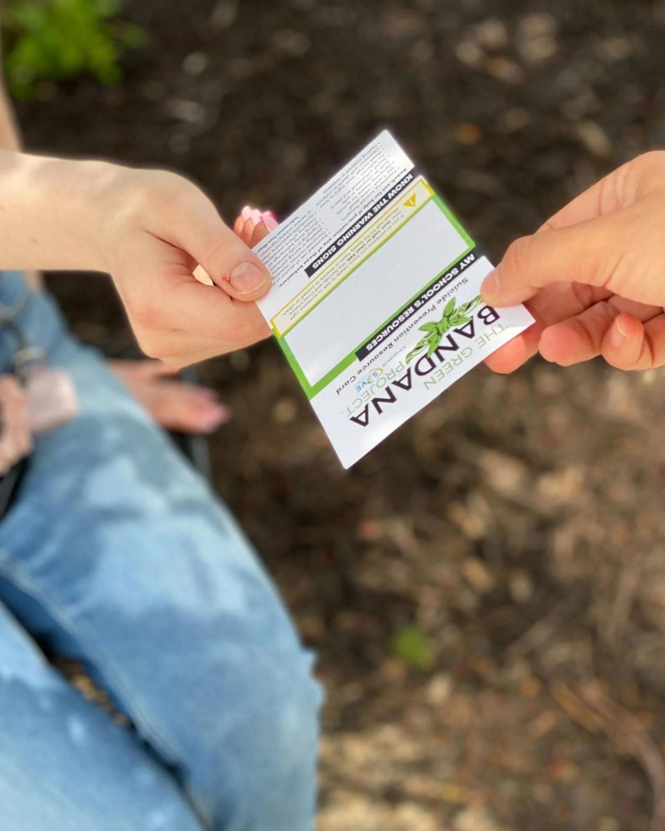 If finals anxiety is keeping you up at night, don't suffer in silence.

The Green Bandana Project members are trained to listen and connect you with on-campus resources that can help. Look for the bandanas on your campus. 

Your well-being matters more than any grade.