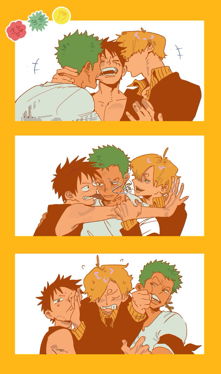 #ルさん #ルぞ  #onepiece
❤💚💛