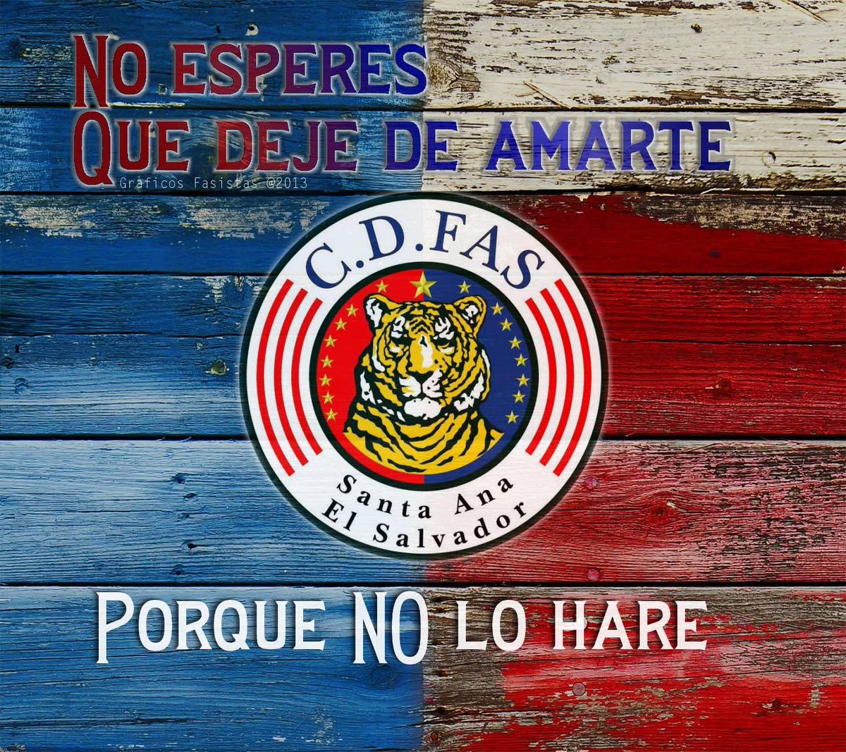 𝘽𝙪𝙚𝙣𝙤𝙨 𝘿𝙞́𝙖𝙨 𝙁𝘼𝙎𝙄𝙨𝙩𝙖𝙨 🤩❤🎄🎅🐯

No esperes que deje de Amarte... porque NO lo hare jamás...  viva CD FAS HDP!! 

CD FAS no es moda 
CD FAS es para toda la vida 🐅❤💙

#CDFAS #Futbol #GF