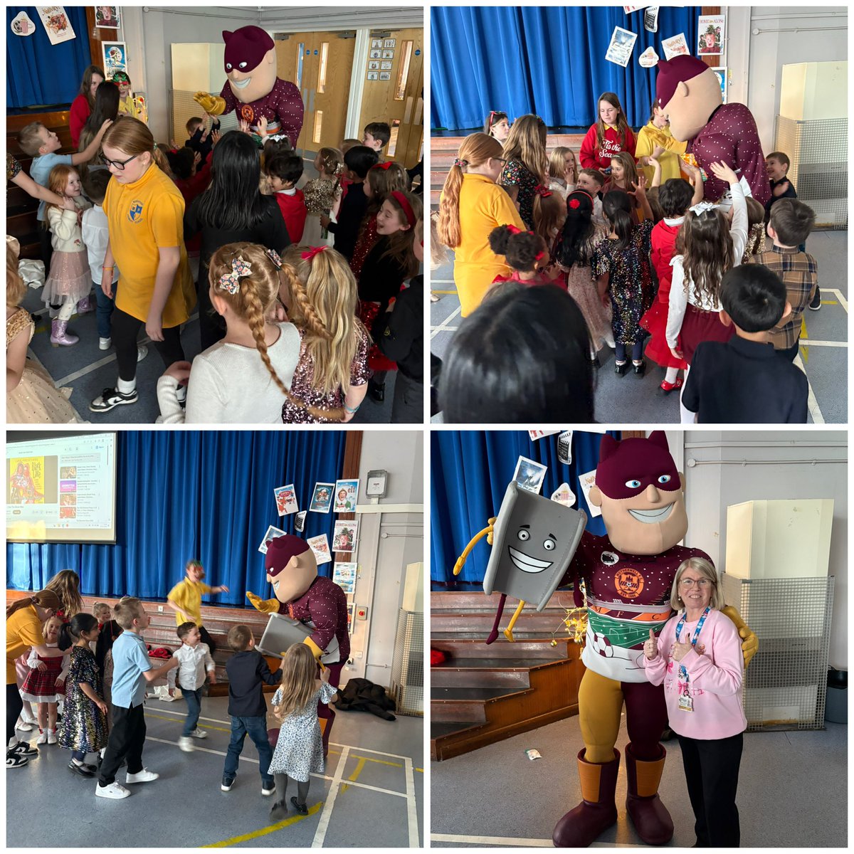 Look who came to our party? <a href="/MuirhousePS/">Muirhouse PS&Nursery</a> <a href="/MotherwellFC/">Motherwell FC</a>