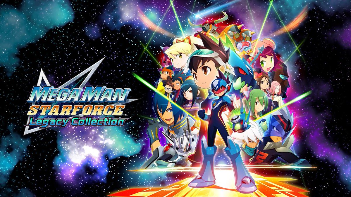 NinEverything's tweet photo. Mega Man Star Force Legacy Collection reveals Nintendo Switch release date, new trailer https://t.co/bmdipivgqf https://t.co/oGtqHJtIRC