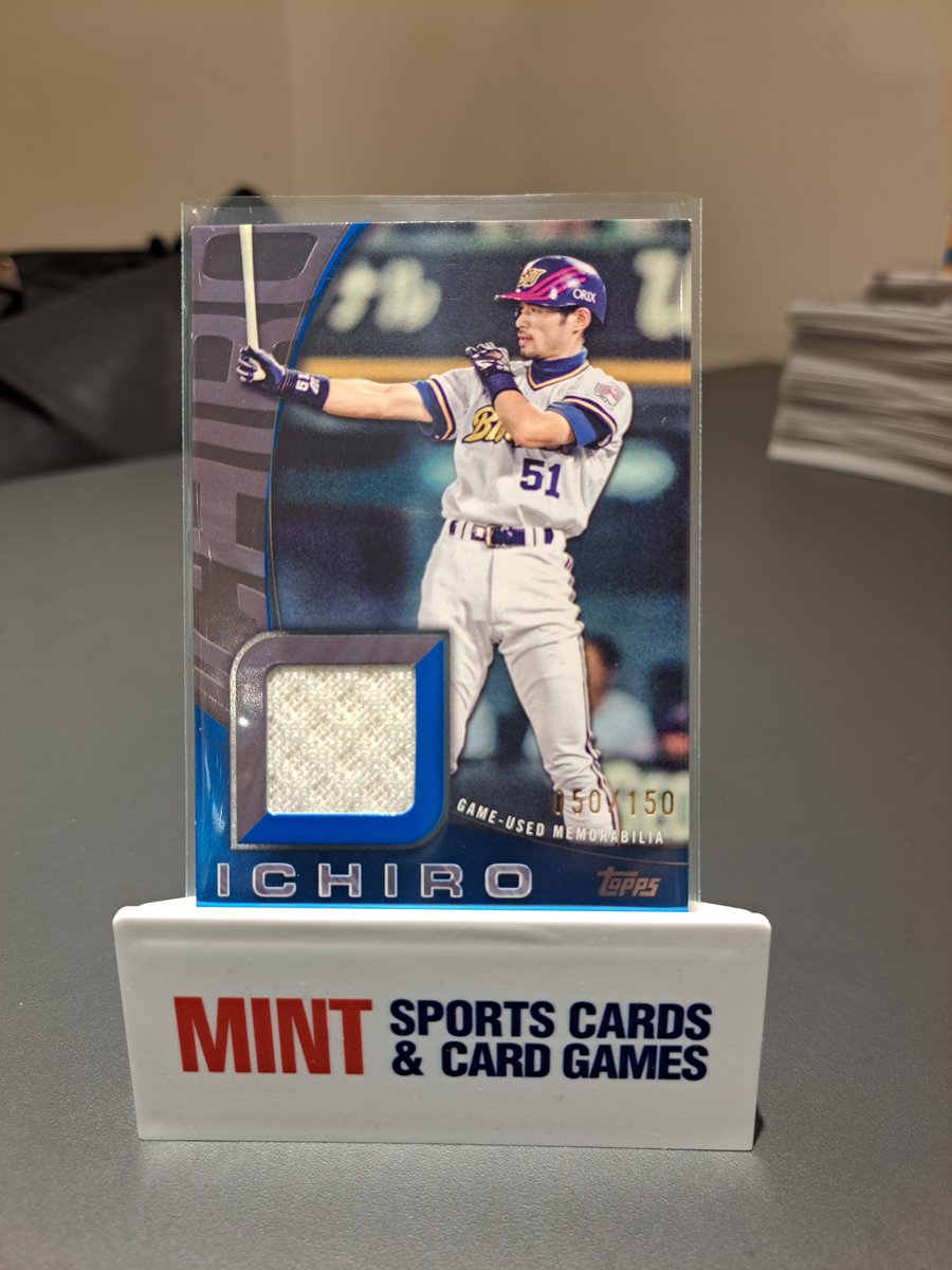 開封結果】2025 TOPPS NPB CHROMEよりイチロー選手のジャージーカード