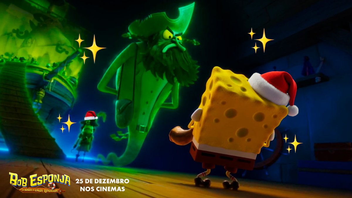 ParamountBrasil's tweet image. @Dev0ra1 Em 2026, o Bob Esponja deseja que você tenha coragem para enfrentar qualquer pirata fantasma que apareça na sua vida!

Garanta já seu ingresso para #BobEsponja: Em Busca da Calça Quadrada! Estreia dia 25 de dezembro nos cinemas. 💛