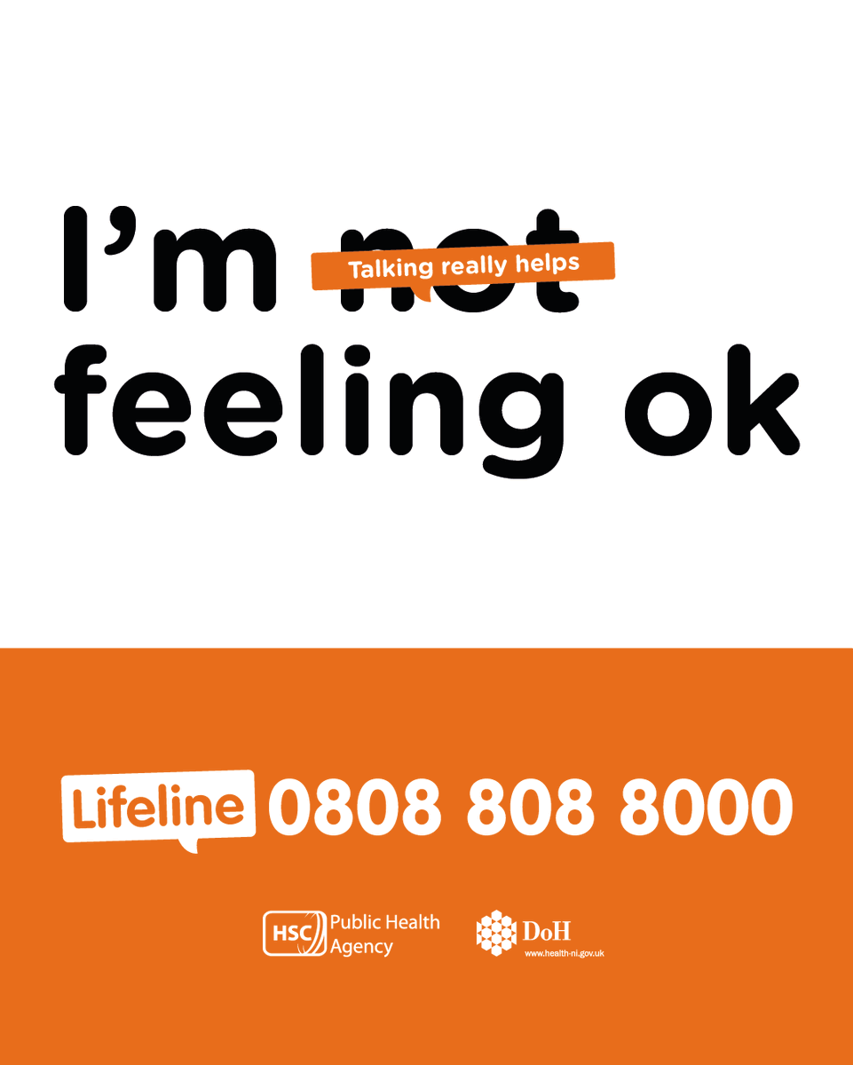 WesternHSCTrust's tweet photo. Over the Christmas period, we are supporting the @publichealthni suicide prevention campaign ‘Talking Really Helps’

We encourage anyone struggling with their mental health to reach out

Lifeline is available 24/7
08088088000
https://t.co/rRTbOxu0Nv

Visit https://t.co/fjyva2Ggpu https://t.co/p6aFvLRocu