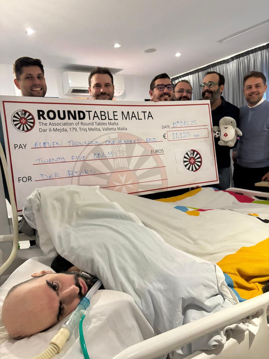 degiorgio7's tweet photo. Today was a beautiful day 😀.

Thanks to Round Table Malta  Portomaso Casino and PokerStars we had a fantastic Community Tournament 😀 with so many wonderful beautiful players ( all the ranges :). Mine field  ) for DAR Bjorn ❤️. which has a special place with local community and Bjorn Formosa. 

I treasure Maria Formosa and Bjorn Formosa and all the wonderful people who work or help etc etc etc.  ❤️

I have many beautiful stories I share on the felt . One of my favourite is when Bjorn won his own tournament and busts me on ft when I was stacked. Legend 😀

Love ❤️ you all and hope you use your good Karma well 😀.