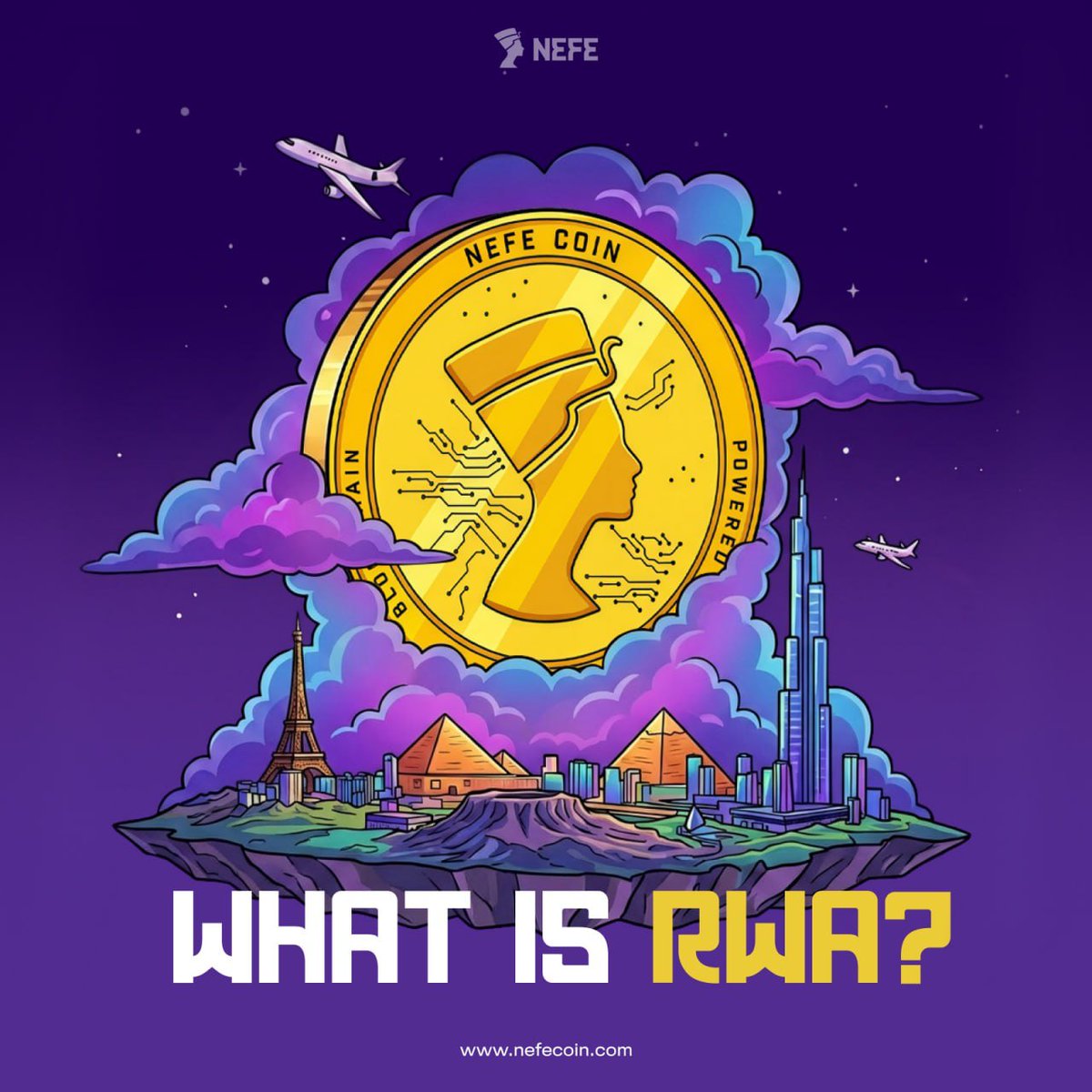 NefeCoin's tweet image. Real World Assets (RWA) connect blockchain tokens to real services and physical value.

Instead of existing only on-chain, RWAs link digital assets to things people already use like travel, mobility, and infrastructure.

This is how crypto moves from speculation to practical…