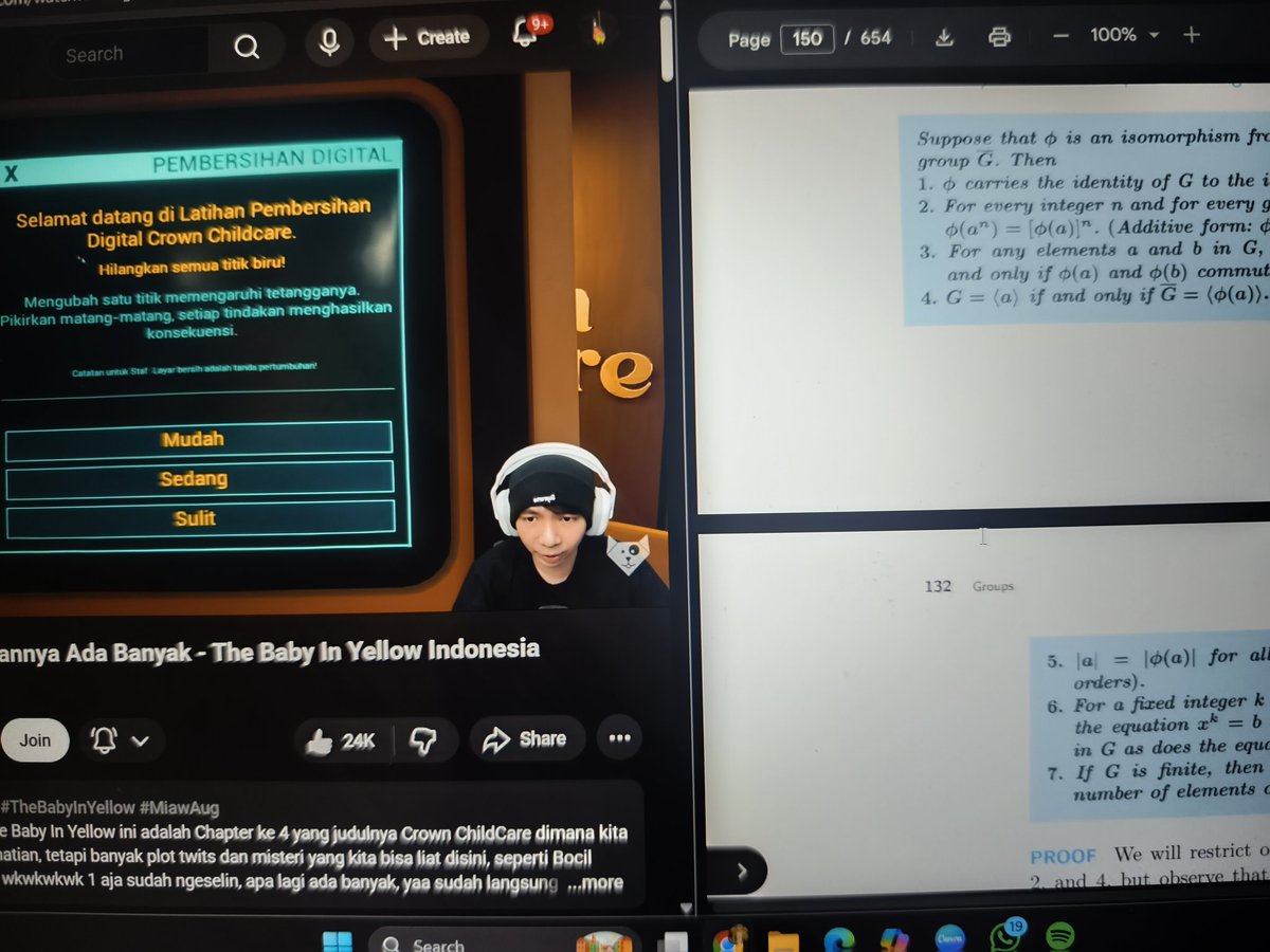 rontcio's tweet image. "belajar gak?" ngikut mata sama otak aja si mau nengok ke mana