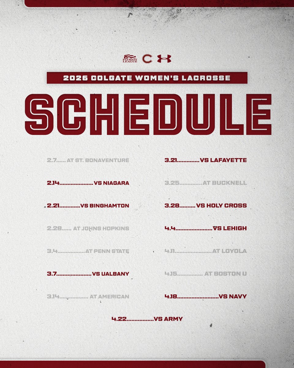 Colgate Women's Lacrosse tweet media