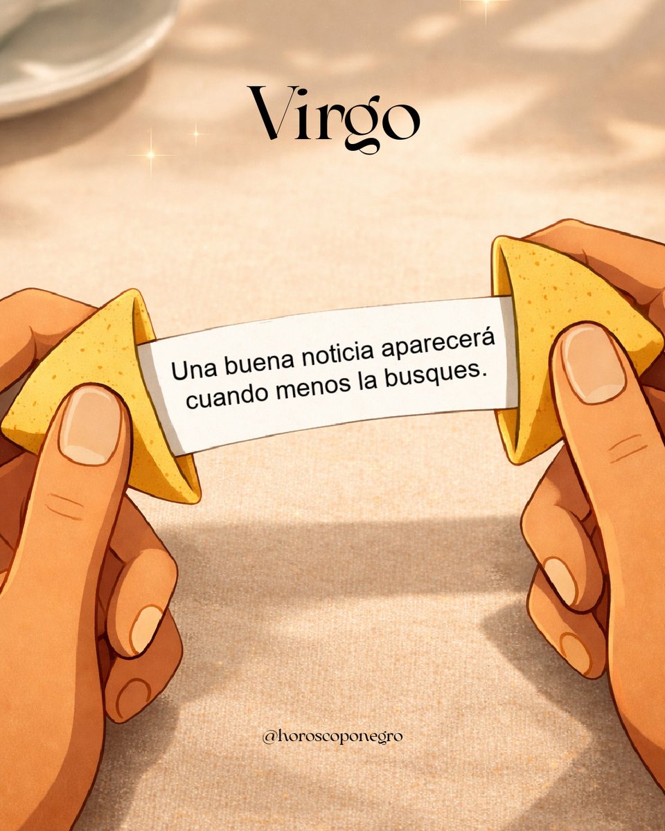 virgo_hn's tweet photo. Aquí tienes tu mensaje de la galleta de la fortuna 🍀 https://t.co/dPPZPXC79g