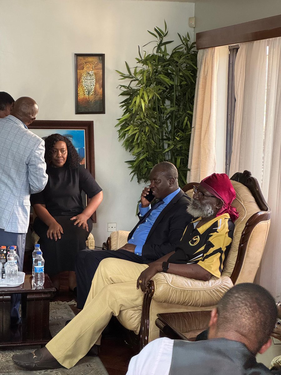 RootsPartyKe's tweet photo. Earlier today, I joined the family and friends of former Lugari MP Cyrus Jirongo at his Gigiri home to offer my pole, sharing a solemn moment of reflection and prayer as we remembered his life, public service, and stood in solidarity with the family during this difficult time. https://t.co/xwpFe4tv8r