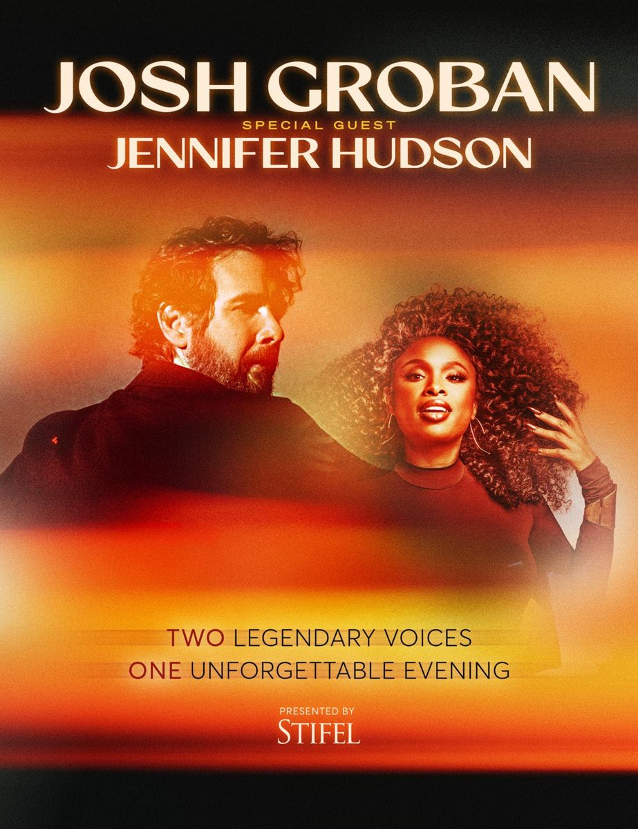 IMPRINT_ent's tweet photo. JOSH GROBAN ANNOUNCES NORTH AMERICAN ARENA TOUR WITH SPECIAL GUEST JENNIFER HUDSON
https://t.co/y4UFFTbVIb
#IMPRINTent #joshgroban #jenniferhudson #music #repriserecords https://t.co/qwyt11VWHh