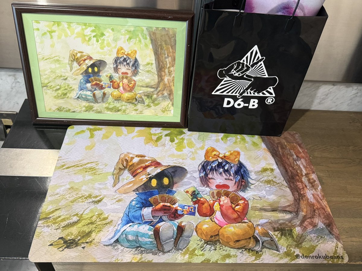 今年も素敵な作品達を、ありがとうございました❗️ 特に、この原画は