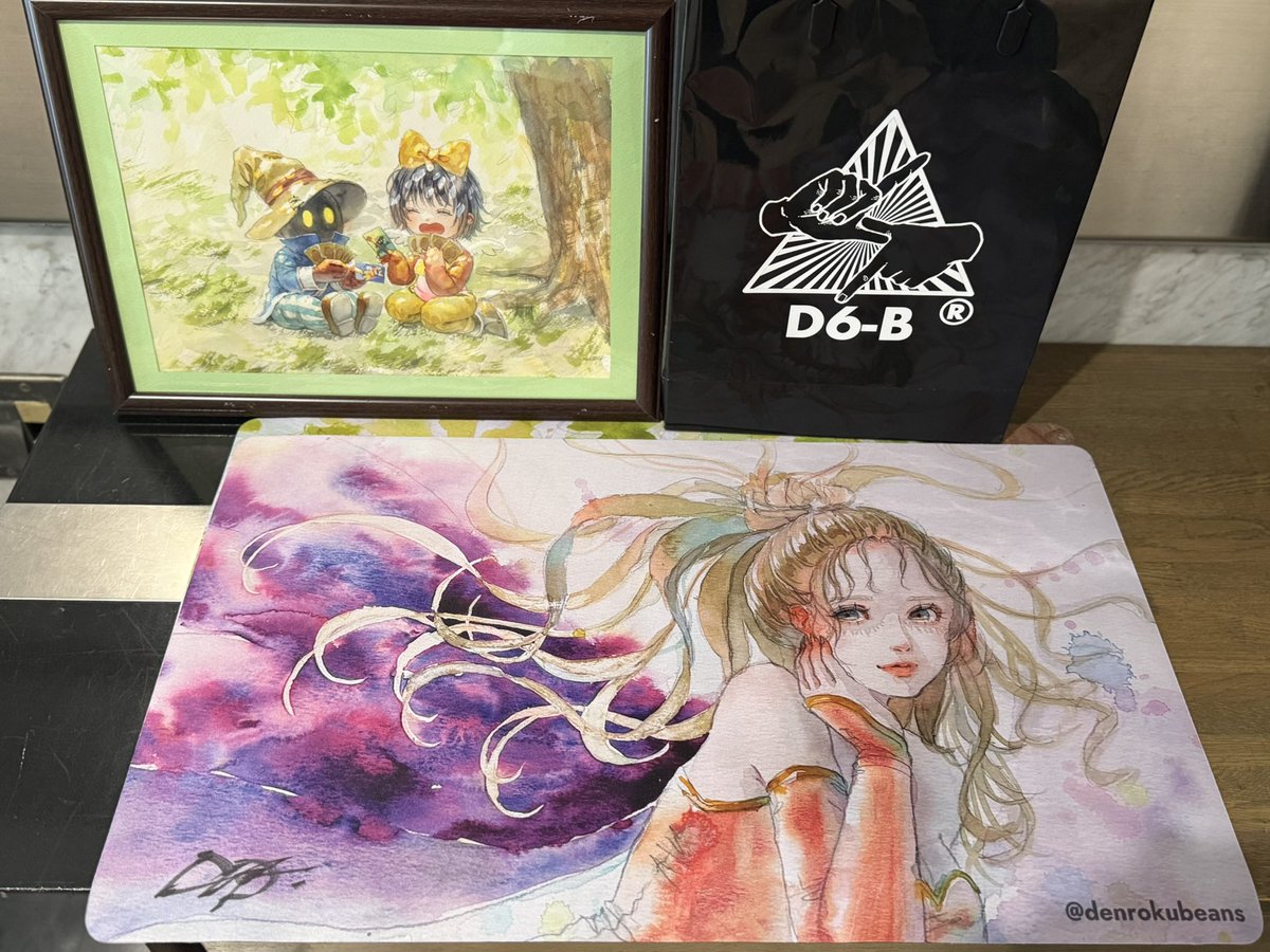 今年も素敵な作品達を、ありがとうございました❗️ 特に、この原画は