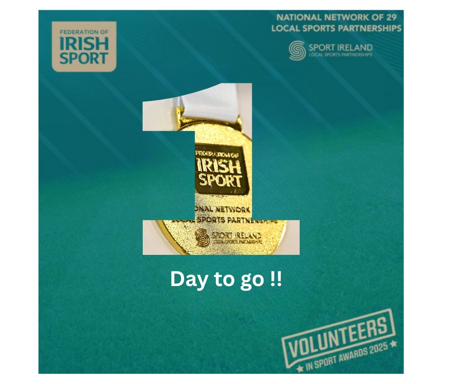 iresport's tweet image. 🚨1 Day to go until entries close! Want to say thank you to a volunteer who’s gone above &amp;amp; beyond for your club? 
🏅Nominate them for the Volunteer in Sports Awards and be in with a chance to win a €200 voucher for your club ⬇️
volunteersinsport.ie/make-a-nominat…

#DedicatedToTheDedicated