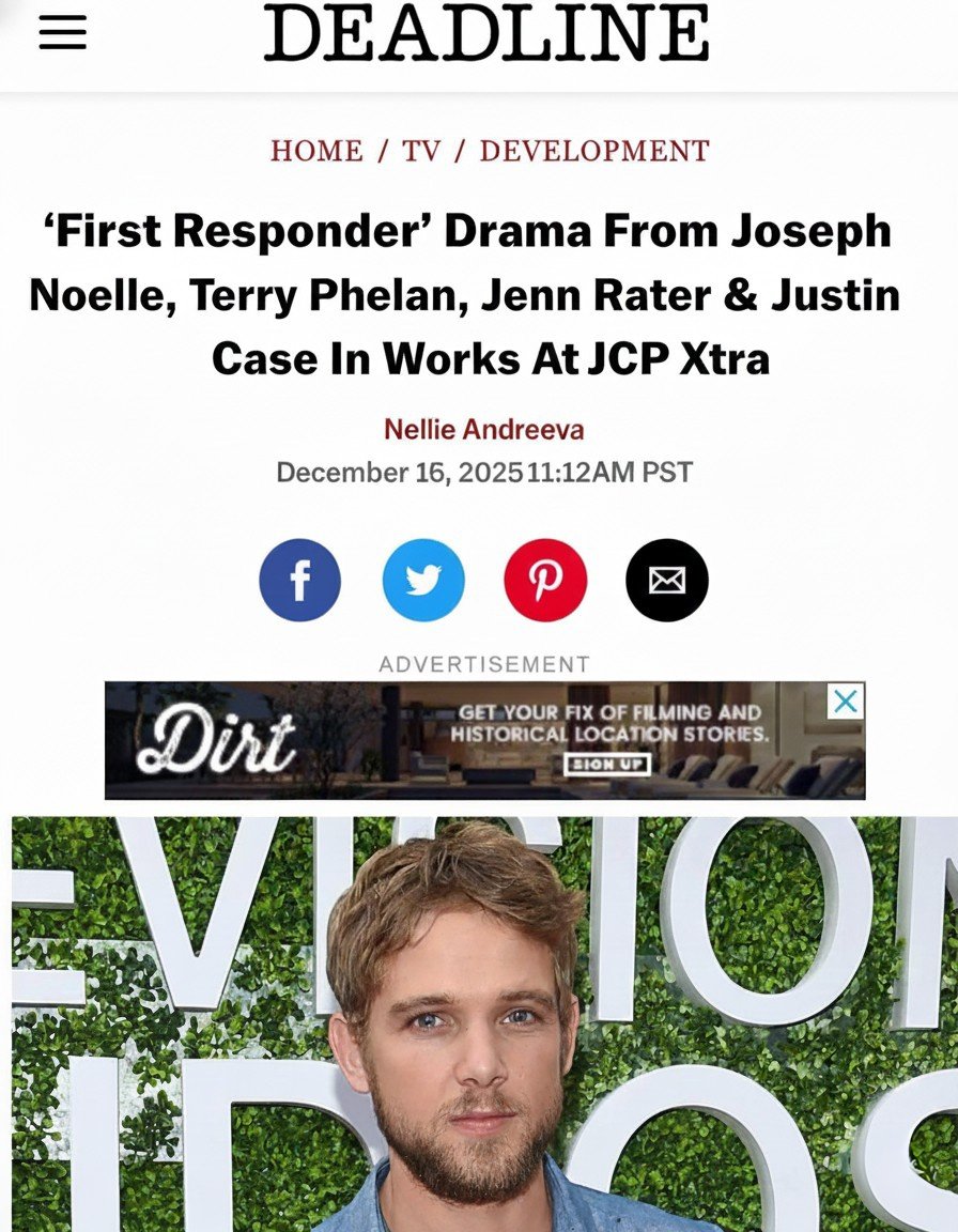 Well looks like the cat is out of the bag 😅 Growing up in Northern California I never imagined I’d become an actor, writer, director, producer or anything close to these things but I couldn’t be more grateful. Thank you <a href="/JCPXtra/">JCPx</a> for believing! #FirstResponderJCPx
