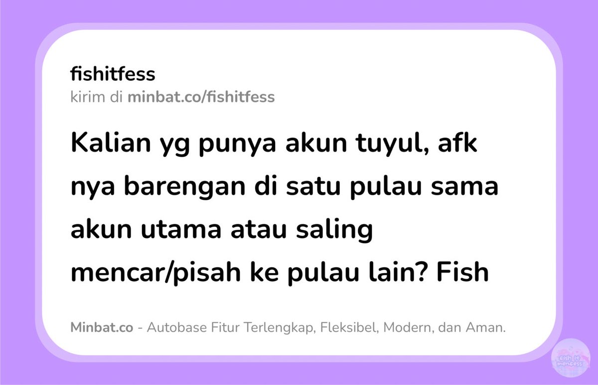 FISH IT FESS ‼️ WTT CANTUMIN UNAME tweet media