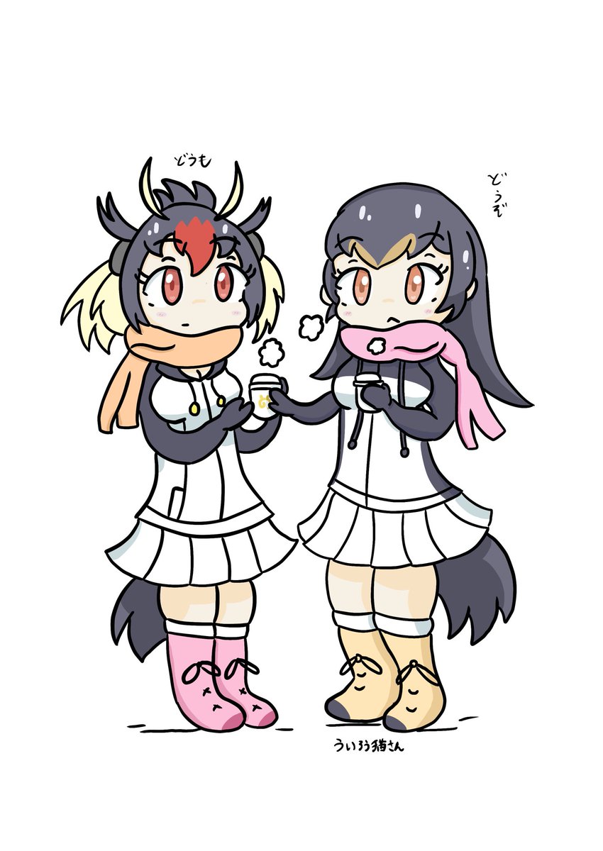 お休みペンギンさんです