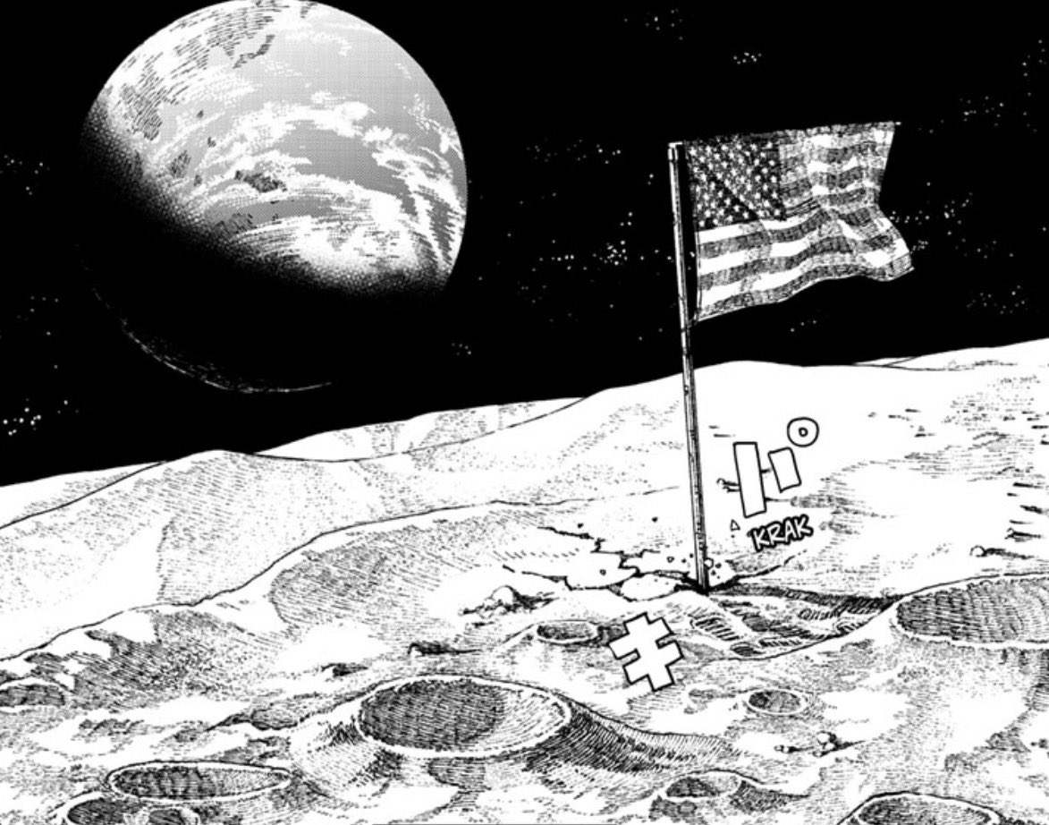 arcangleton's tweet image. THE MOON?!