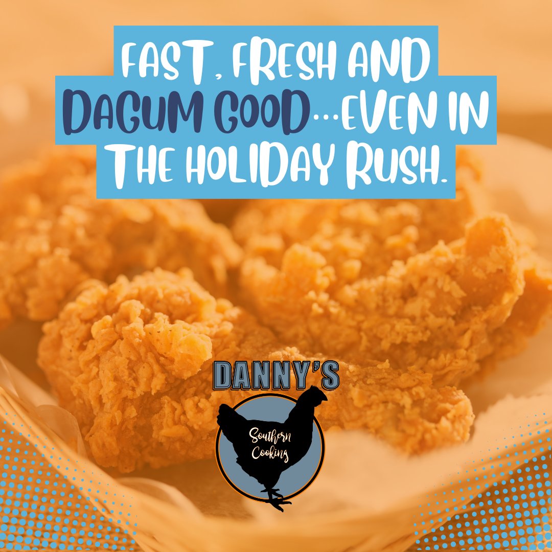 When the holidays hit, the kitchen moves faster than Santa on a deadline. 🎅🔥
 Hot plates, big smiles and zero shortcuts. That’s how we handle the rush.
 #HolidayEats #SouthernCooking #DAGUMGOOD