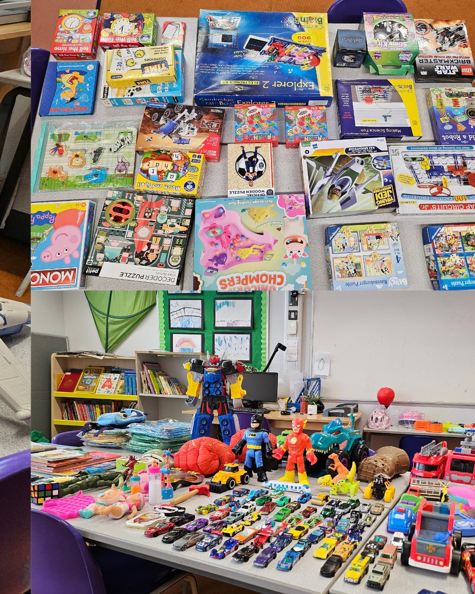 BuxtonSchInfo's tweet photo. π§Έβ¨ A brilliant Toy Swap in our Primary Phase last week! Thanks to our PTFA and the amazing toy donations from families, children exchanged tokens for a new toy and had a wonderful time. π
#ToySwap #PTFA #PrimaryPhase https://t.co/KbwPjeZu2M