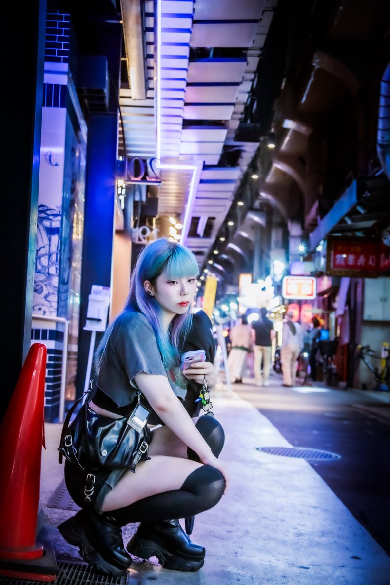 【Portrait】

　　-夜色に淀む-

Model:このちさん<a href="/konochi27/">このち❤️‍🩹 火曜東ノ35a</a>