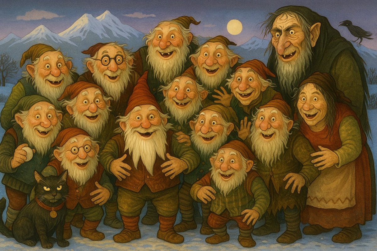KrisRiceX's tweet photo. So… do YOU know your lore? Or did modern Christmas sanitize it all? Which one’s the creepiest to you? 👹❄️
#ChristmasLore #DarkChristmas #Krampus #Gryla #YuleCat #FrauPerchta #MariLwyd https://t.co/c3TTP68PyQ