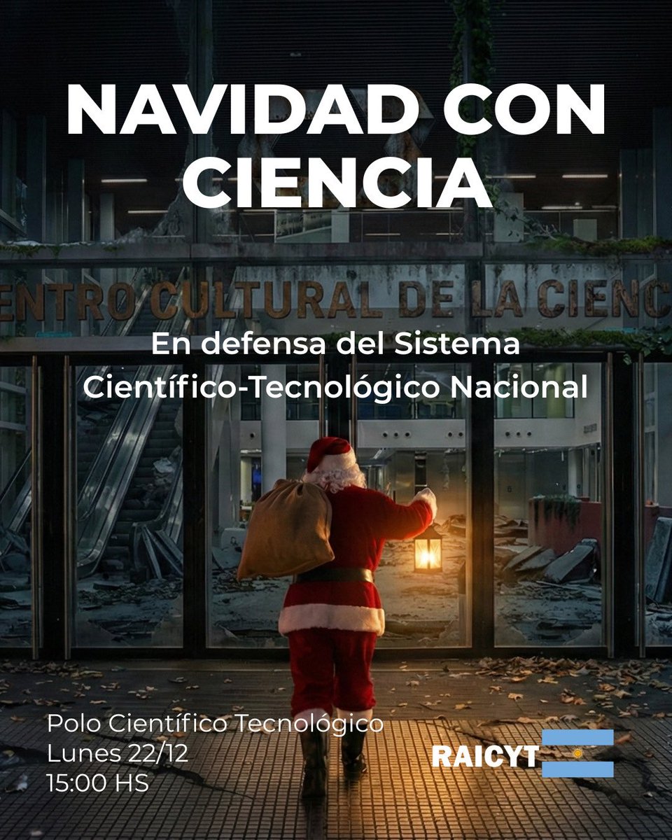 Lunes 22 de diciembre, te esperamos en el Polo CyT para que este nuevo año sea un año con ciencia