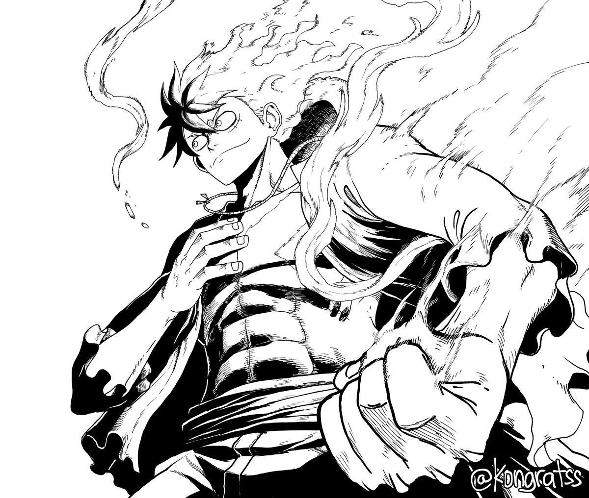 kongratss's tweet photo. Luffy Gear 5th mid transformation

#ONEPIECE1168 #onepiece https://t.co/IaYFH4rWvb