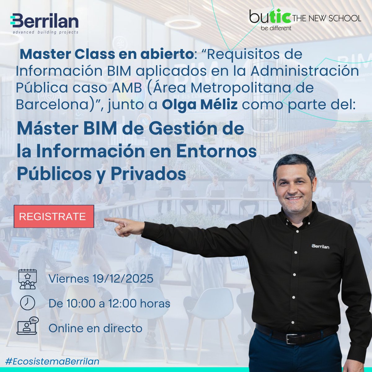 🎓 𝗠𝗮𝘀𝘁𝗲𝗿 𝗖𝗹𝗮𝘀𝘀 | 𝗥𝗲𝗾𝘂𝗶𝘀𝗶𝘁𝗼𝘀 𝗱𝗲 𝗜𝗻𝗳𝗼𝗿𝗺𝗮𝗰𝗶𝗼́𝗻 𝗕𝗜𝗠.  Caso AMB sobre cómo definir EIR desde la Administración, parte del 𝗠𝗮́𝘀𝘁𝗲𝗿 𝗕𝗜𝗠 𝗚𝗲𝘀𝘁𝗶𝗼́𝗻 𝗱𝗲 𝗜𝗻𝗳𝗼𝗿𝗺𝗮𝗰𝗶𝗼́𝗻 de <a href="/berrilan/">Berrilan</a> y <a href="/buticSchool/">butic The New School</a> 
👉 butic.es/requisitos-inf…