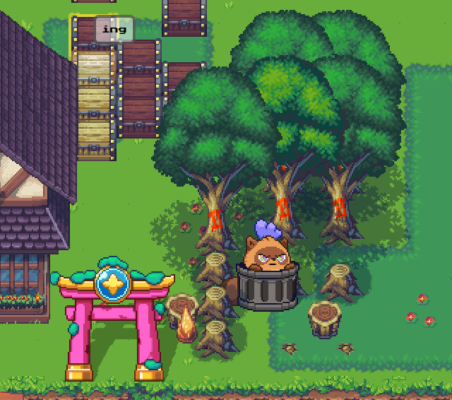 sinta_1521's tweet photo. Chopping woods in @pixels_online while waiting for the next @Moku_HQ training.

Lezzgaw!

#MFWB 
#mOKUfwb https://t.co/5J1LkiCWNT