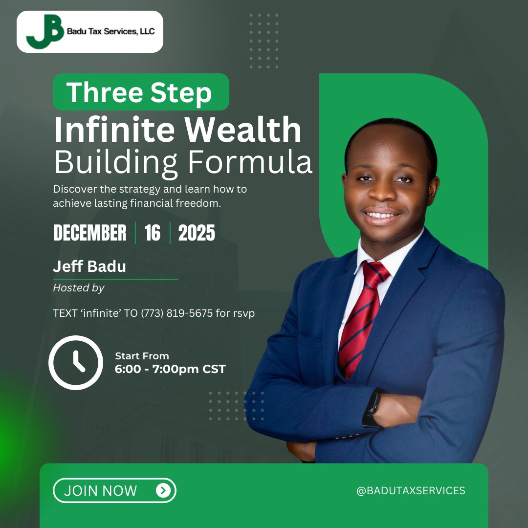 JBadu32's tweet image. Happening Today! Don’t Miss Out!

Our FREE webinar is happening TONIGHT from 6-7 PM CST! 🎉

Join us to uncover the "Three Step Infinite Wealth" strategy and take the first step toward lasting financial freedom. 🙌

🔹 Secure your spot now! Comment "ABUNDANCE" below or text…