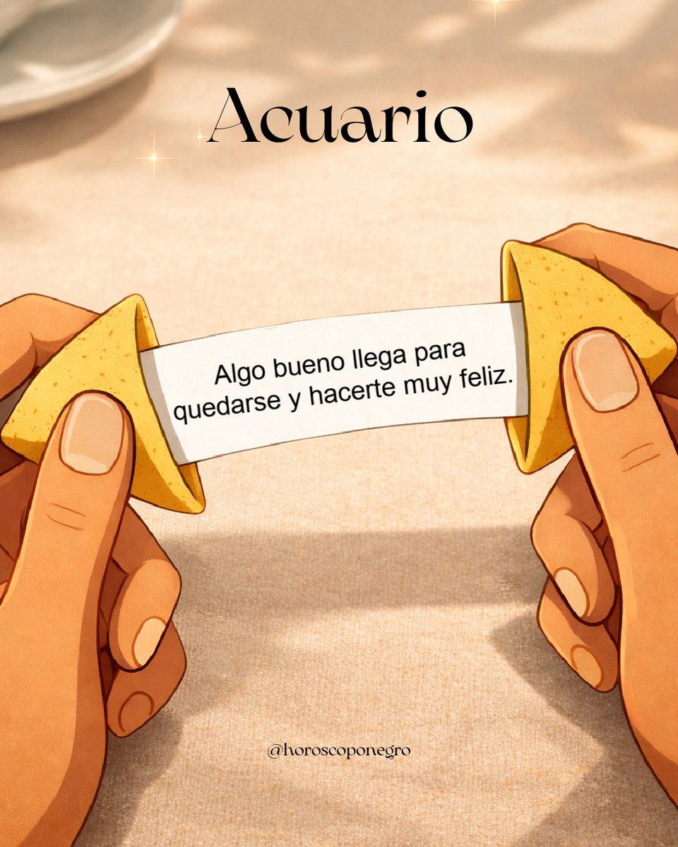 Aquí tienes tu mensaje de la galleta de la fortuna 🍀