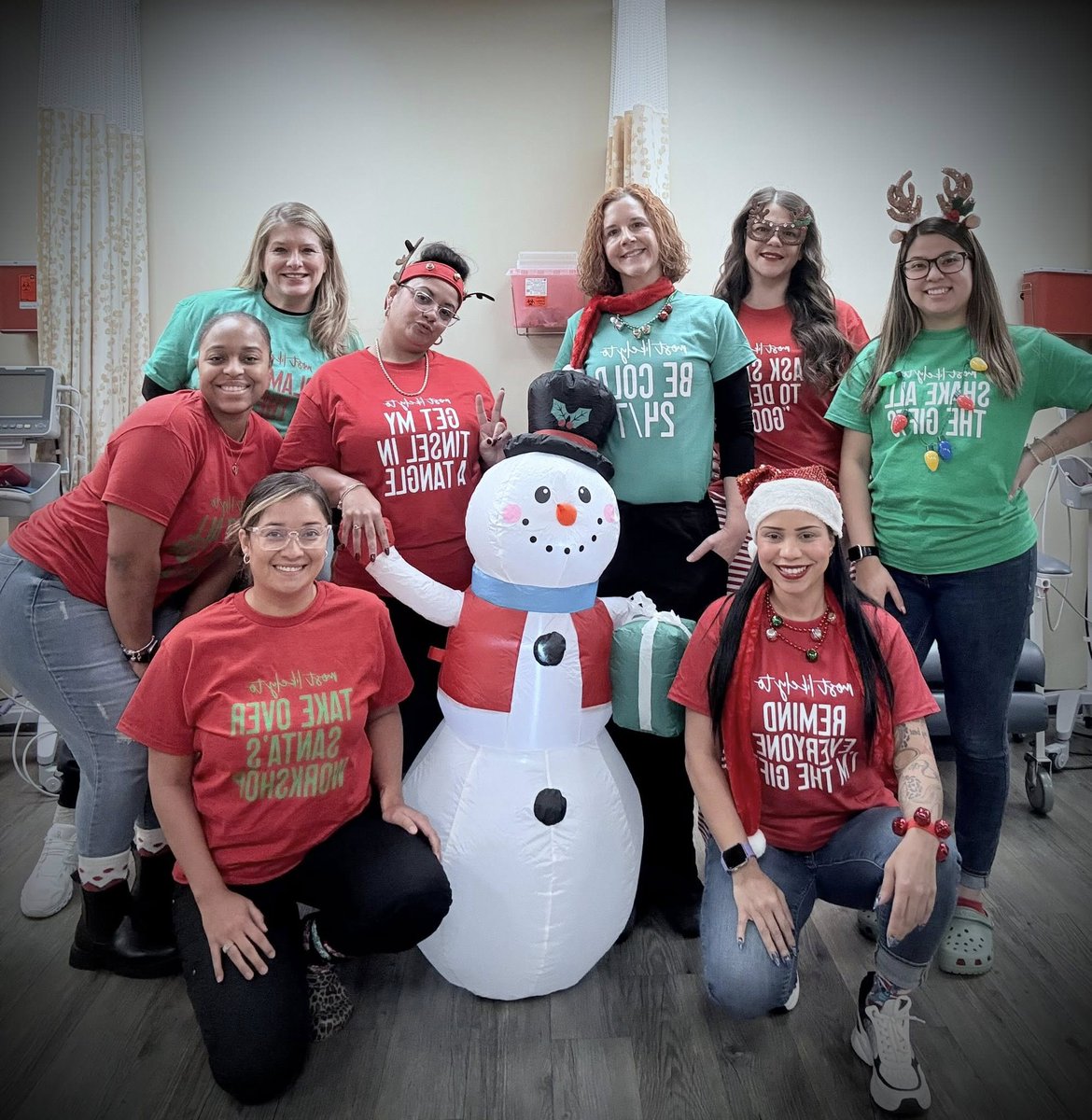 Our Augusta team is feeling festive!  Looking amazing, you guys -- keep up the hard work!