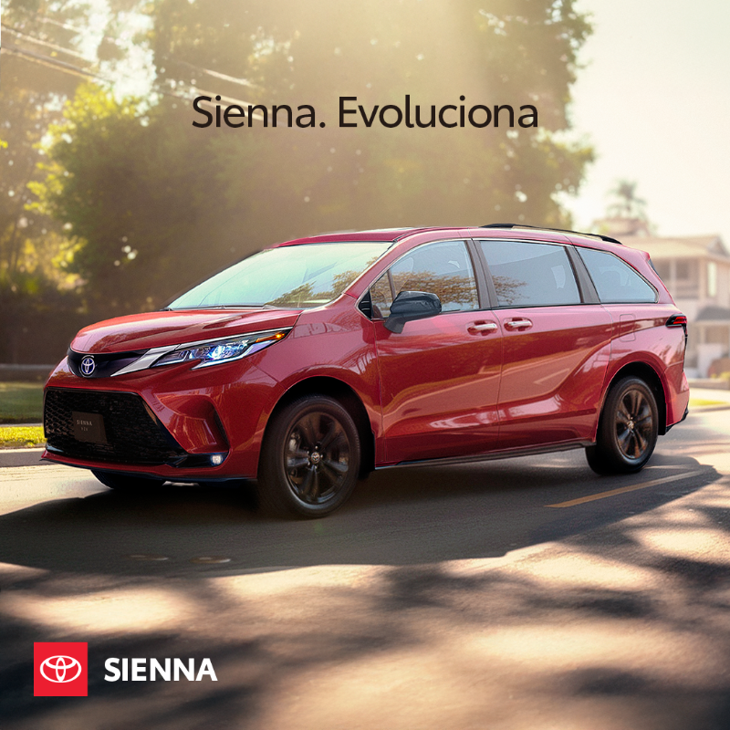 ToyotaMex's tweet photo. Sienna es el lujo que tu familia espera.
