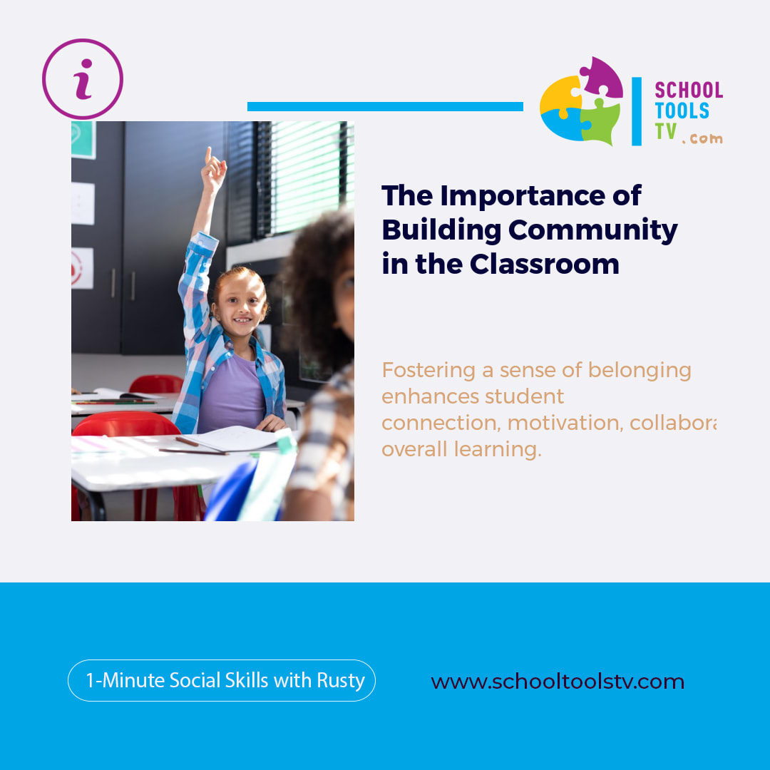 RustyMayVideos's tweet photo. The Importance of Building Community in the Classroom

Fostering a sense of belonging enhances student connection, motivation, collaboration, and overall learning.

#CommunityInClass  
#StudentConnection  
#CollaborativeLearning https://t.co/dT2TlLQWRR
