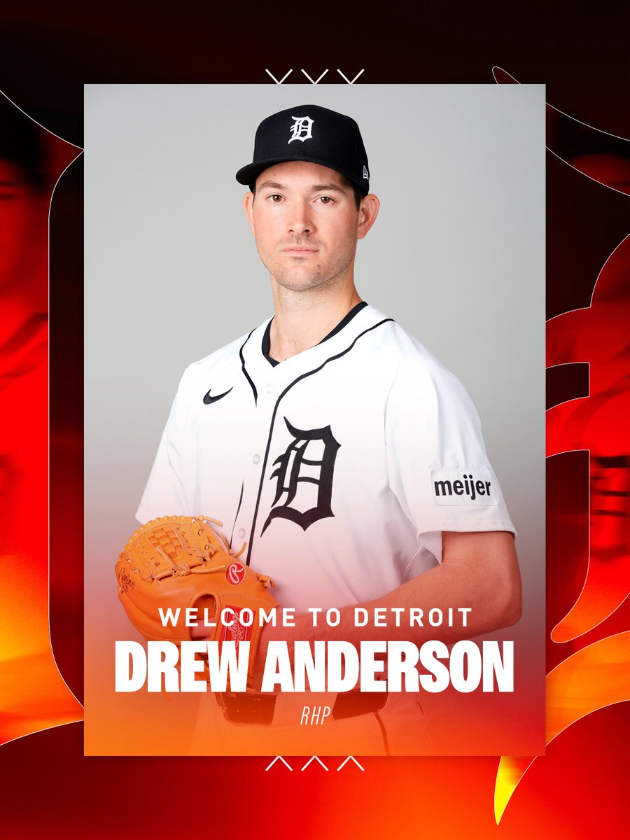 The Tigers have signed RHP Drew Anderson to a one-year contract for the 2026 season with a club option for 2027.
Welcome to Detroit, Drew!