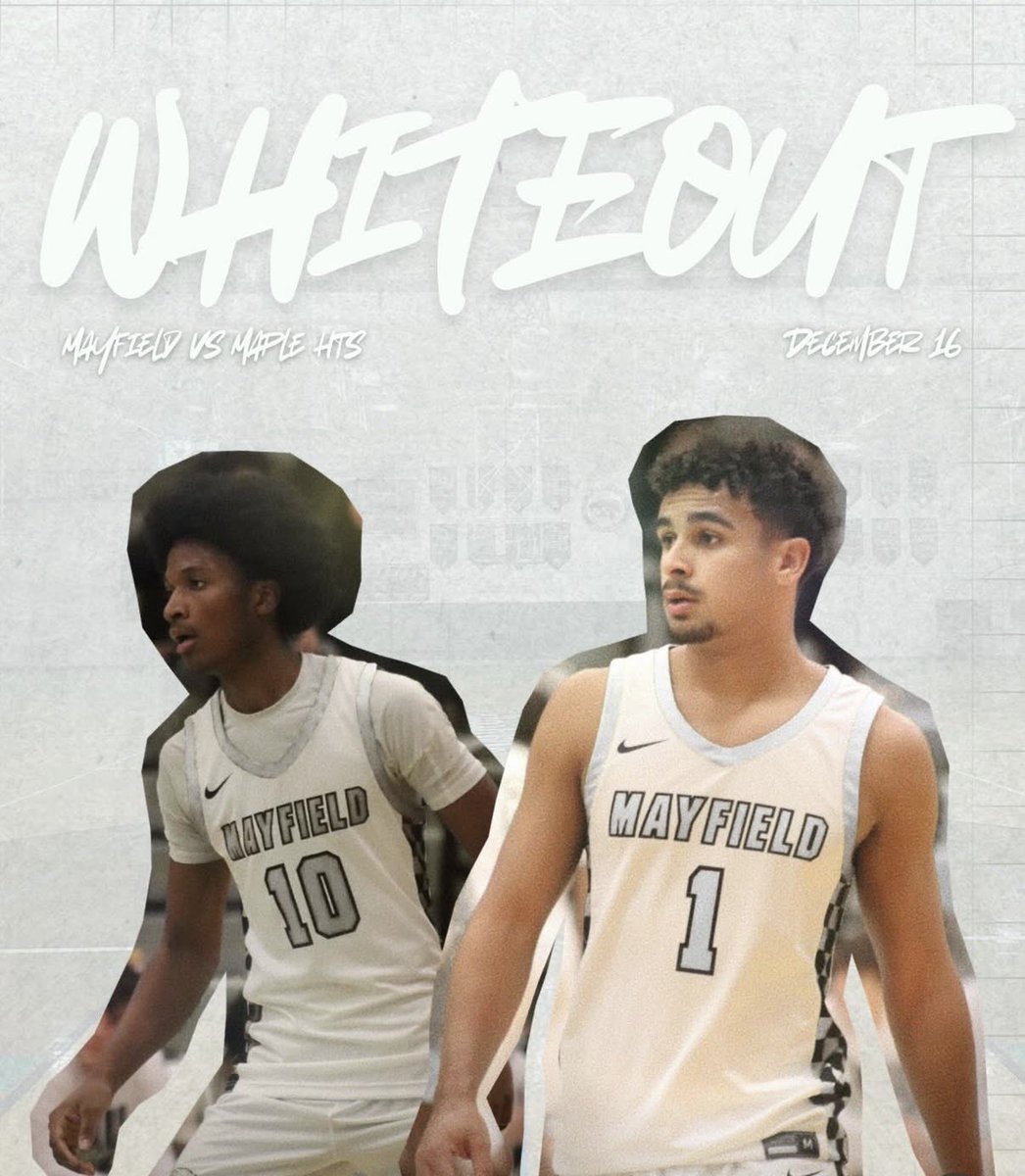 2NIGHT @ HOME 🏀🏀
THE BOYS ARE PLAYING MAPLE HEIGHTS AT 7:15 
THEME: WHITE OUT  ⚪️⚪️
#GOCATS 💚💚