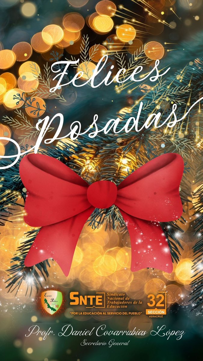El inicio de las posadas nos invita a detenernos un momento, mirar a quienes tenemos cerca y agradecer el camino recorrido juntos.

Reciban un fraternal saludo y mis mejores deseos.

#SNTE32 #EquipoPolítico