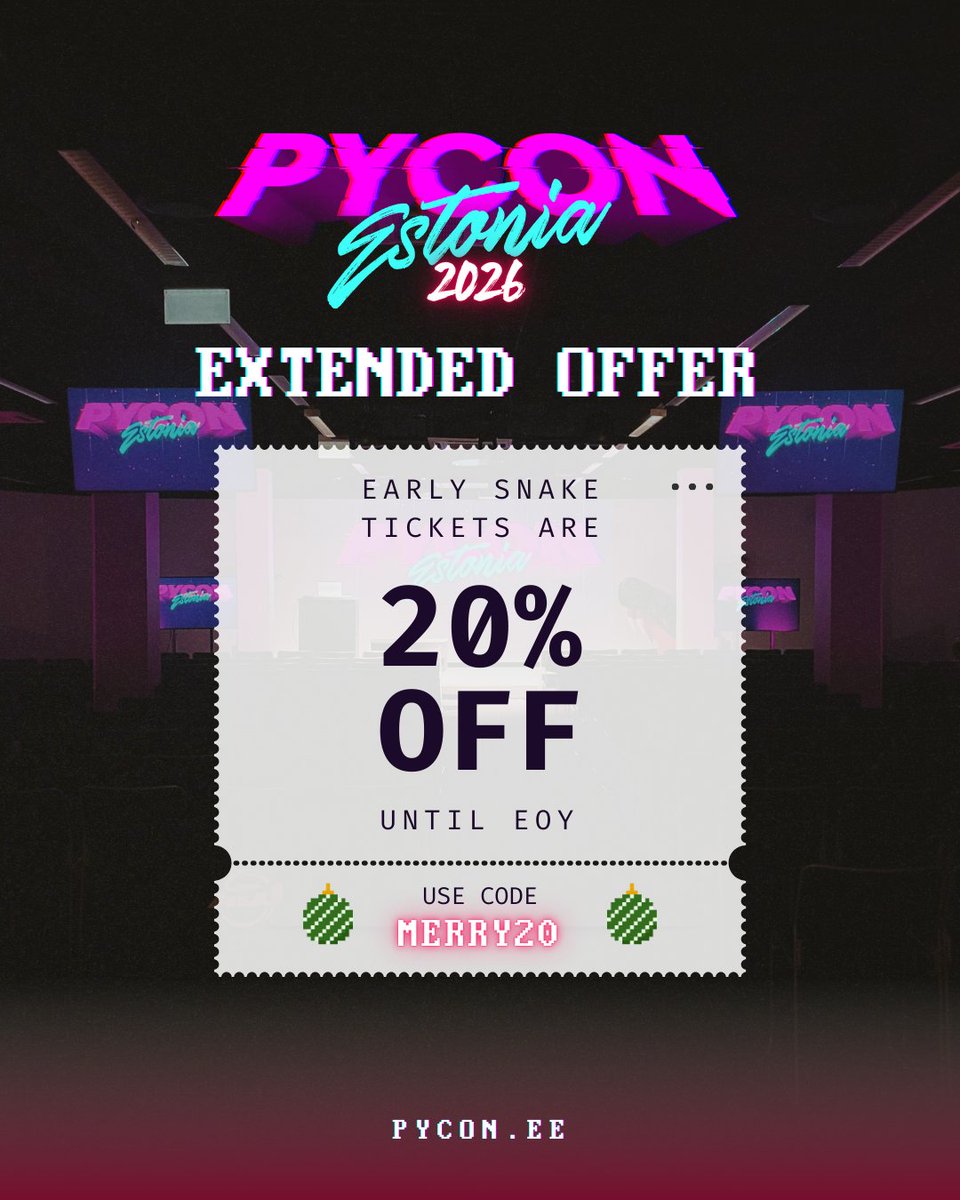 PyCon Estonia tweet media