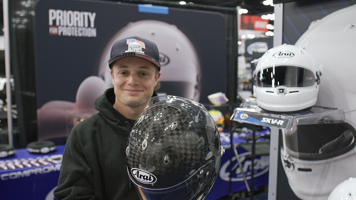 AraiAmericas's tweet photo. Last week we were thrilled to officially launch the all-new Arai GPV-R auto series and the all-new SKV-R karting helmet at the PRI show. Here are a few photos from last week’s exciting event. 

https://t.co/4scfyMcMpt

#Arai #AraiHelmet #GPVR #SKVR #PriorityforProtection https://t.co/y8wiJguF4l