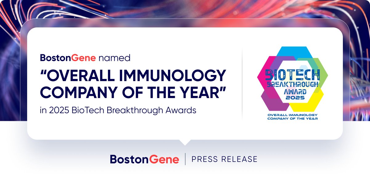 BostonGeneCorp's tweet photo. “We are honored that BioTech Breakthrough (@BioTech_Awards) recognized us with ‘Overall Immunology Company of the Year.’ We saw how traditional methods were limiting the effective use of immune checkpoint inhibitors (ICIs), which, while transformative in cancer treatment, are only effective in a subset of patients.

Our platform makes personalized treatment and response monitoring a reality from a single tube of blood ... This platform not only enables personalized care—it empowers drug developers to make faster, smarter decisions grounded in real biology.” - Andrew Feinberg, President & CEO at BostonGene

Read more: https://t.co/mGviuy3ocq
