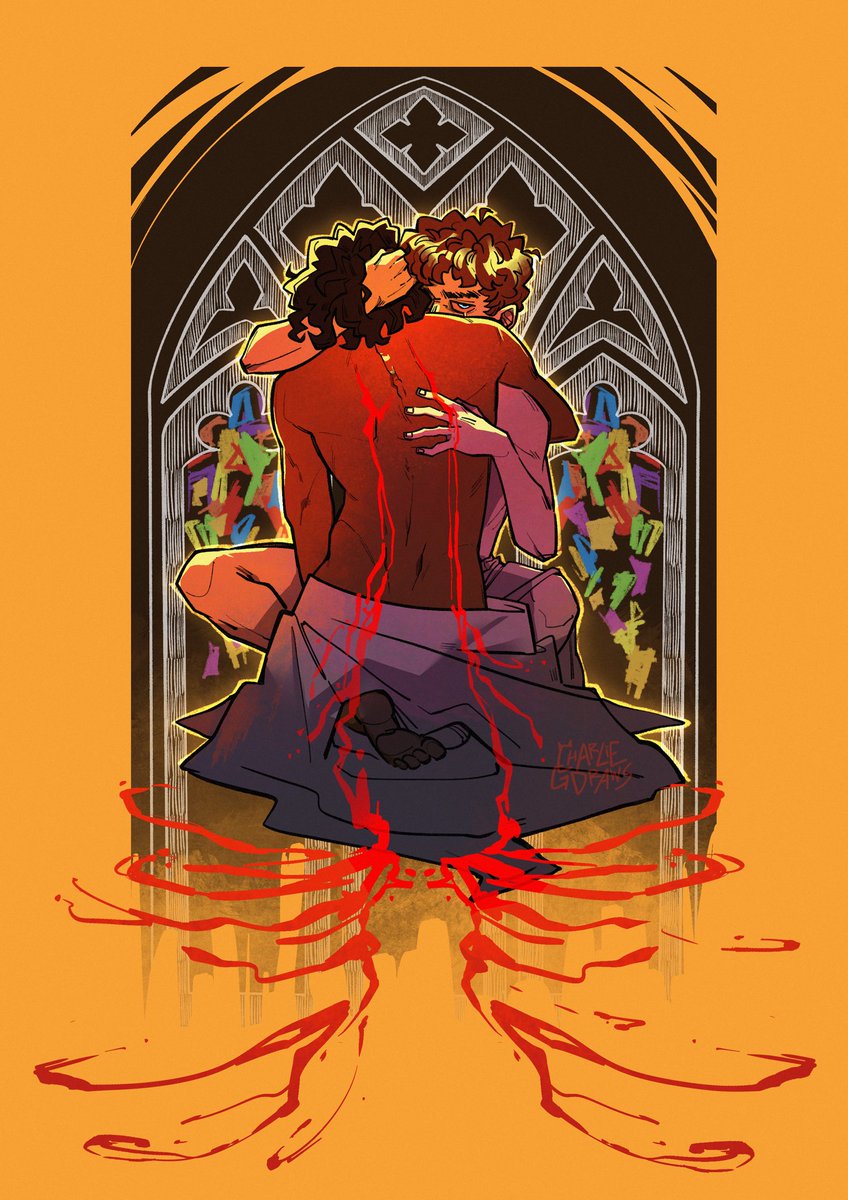 charliegdraws's tweet image. #dmweek day 3: fire and faith

biblically accurate armand and daniel 🩸