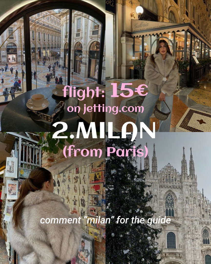 Jetting_com's tweet photo. European winter cities that feel like a movie scene.
Fly to Europe — with fares starting at just 23€!
Snowy streets, glowing lights, cinematic moments around every corner — all without overspending.
📲 Book now on https://t.co/JDSgHcpc3A and step into your own winter movie.
#cheapflights #jetting_com #flightsToEurope