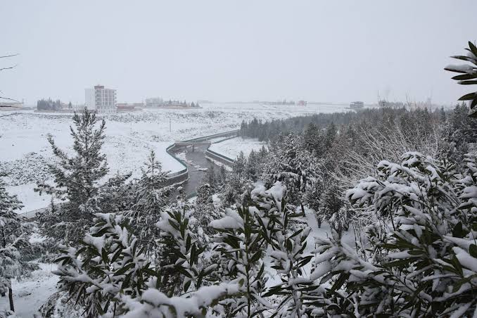 VİRANŞEHİRİN YARISI KAR,