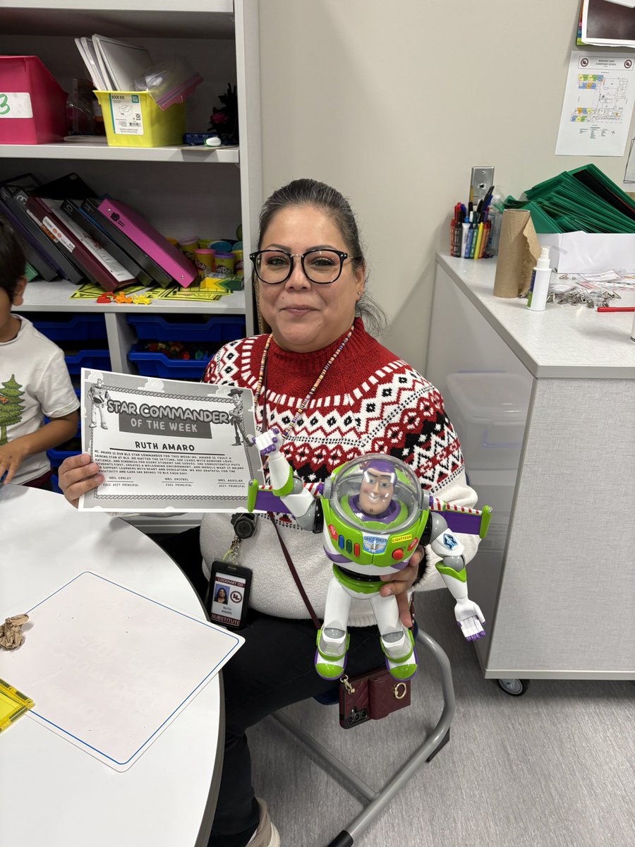 Ms. Amaro is our <a href="/BorchertLoop/">Borchert Loop Elementary</a> Star Commander of the week! No matter the setting, she leads with genuine love, patience, and kindness for every student she serves. We’re so grateful for the positivity and care she brings everyday. ❤️