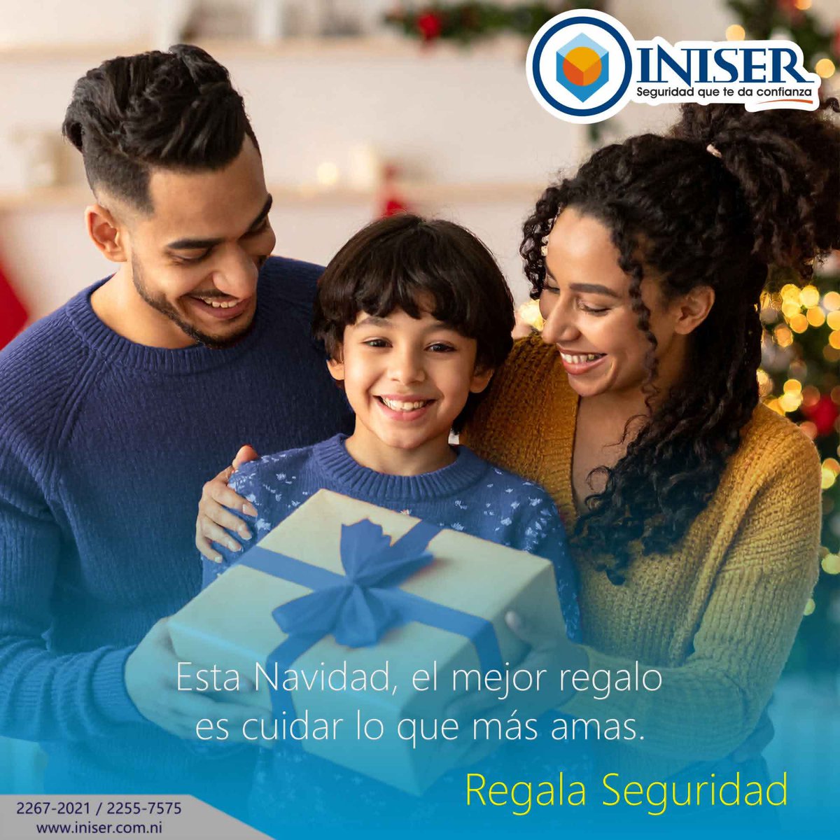 En esta época de unión y celebración, lo más valioso que podemos ofrecer a quienes amamos es seguridad y bienestar.

 📲 Conocé más en: iniser.com.ni
 📞 Llamanos: 2267-2021 / 2255-7575
 📱 WhatsApp: 8277-0405 
#INISER 🛡️ #RegalaProtección
🎄 #NavidadSegura