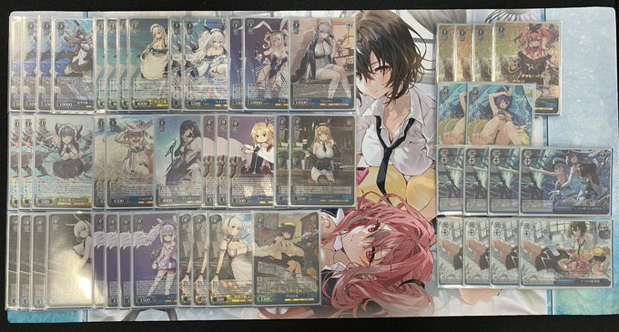 WS】アズールレーン優勝デッキレシピ(ラックス奈良柏木店(ならかしわぎ