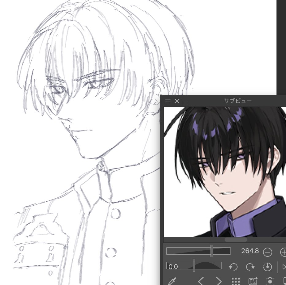 まだ練習中だけど安宅切描きやすすぎ