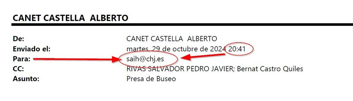 Te pierde el odio al adversario <a href="/JMLladro/">Jose Muñoz</a> 

Quien tenía la información desde las 20:41 era Miguel Polo a través de mail y 20 minutos después por teléfono. ¿Le ha preguntado alguien al ex concejal socialista de Titaguas por qué no informó de la situación de la presa en el CECOPI?