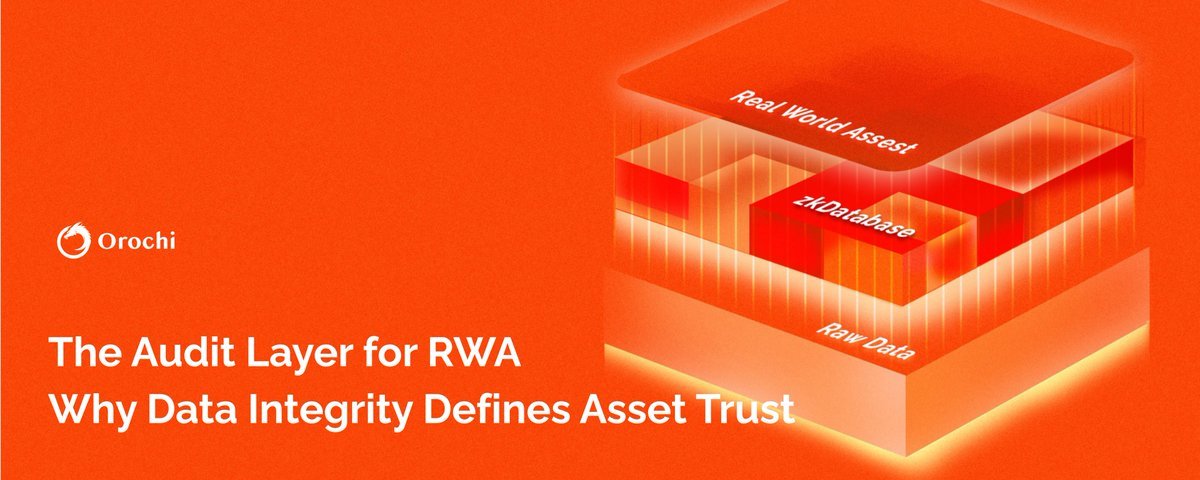 AishaPatel30711's tweet photo. ๐ RWA data today is fragmented & unverifiable
๐๏ธ Separate databases
๐ Reports as PDFs
๐ Oracle feeds you must trust
Investors, auditors & regulators rely on issuer systems without cryptographic proof.
#RWA #DeFi #XDC #Blockchain #VerifiableData #ZKP #OrochiNetwork #Finance https://t.co/mjqlfbNgW8